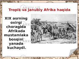 1918 1939 yillarda tropik va janubiy afrika davlatlari 65ca8b0ed64be