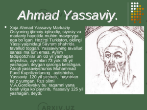 ahmad yassaviy va yassaviy tariqati 65ca8af81d4be