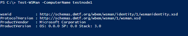 Test-WSMan