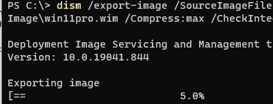 dism: экспорт wim из файла install.esd