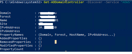 Get-ADDomainController найти Active Directory Web Services 