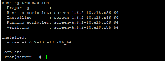 установка screen в linux