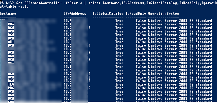 Get-ADDomainController 