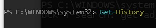 powershell поиск в истории по F8