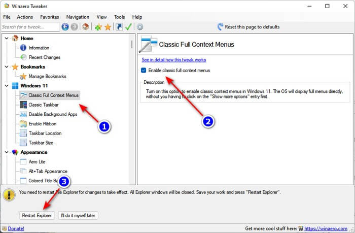Как вернуть старое контекстное меню в Windows 11 — 5 способов 13 d0bad0b0d0ba d0b2d0b5d180d0bdd183d182d18c d181d182d0b0d180d0bed0b5 d0bad0bed0bdd182d0b5d0bad181d182d0bdd0bed0b5 d0bcd0b5d0bdd18e d0b2 wi 65d4408547a70