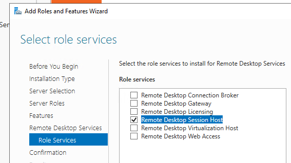 роль Remote Desktop Session Host