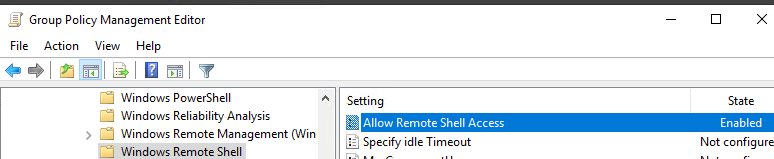 Allow Remote Shell Access