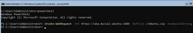 Invoke-WebRequest -Uri https://aka.ms/wsl-ubuntu-1604