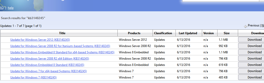 скачать обновление Windows для поддержки TLS 1.2 