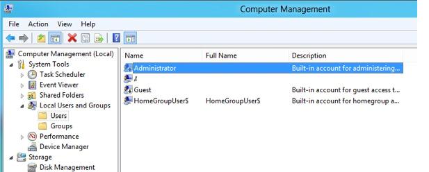 Локальные пользователи в windows 8 Локальные пользователи в windows 8