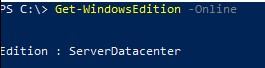 cmd узнать редакцию windows server