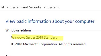 даунгрейд редакции до windows server standard