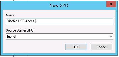 Политика Disable USB Access