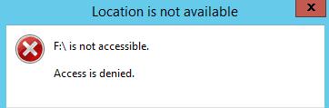 USB Location is not available