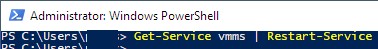 перезапустить службу vm management service hyper v