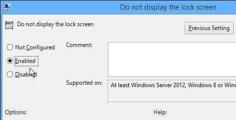 Как отключить экран блокировки в Windows 8.1 - GPO Как отключить экран блокировки в Windows 8.1 - GPO