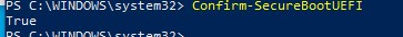 Confirm-SecureBootUEFI