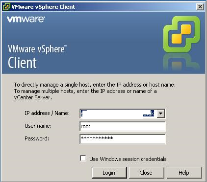 клиент vsphere