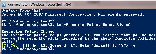Set-ExecutionPolicy RemoteSigned