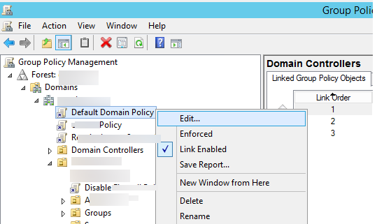 Default Domain Policy