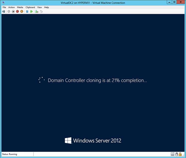 клонирование контроллера домена в windows server 2012