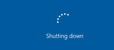 Shutting down - windows корректно отключается