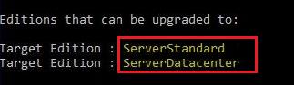 DISM /online /Get-TargetEditions