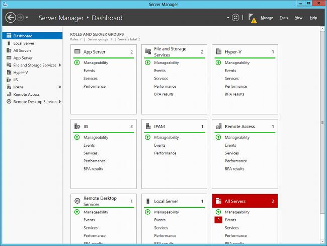 Консоль server manager dashboard в windows 2012 Консоль server manager dashboard в windows 2012