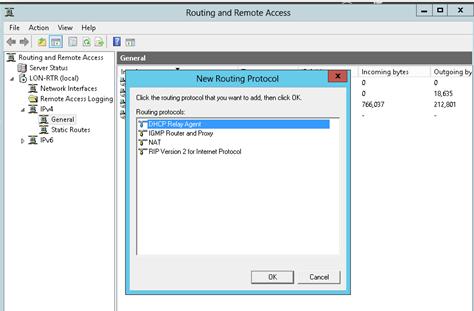 dhcp relay agent в windows server 2012