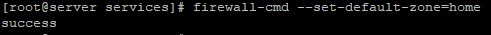 firewall-cmd —set-default-zone