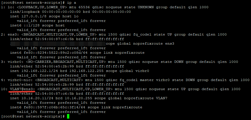 nmcli - NetworkManager - создание vlan