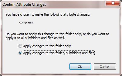 Сжать каталог в Windows