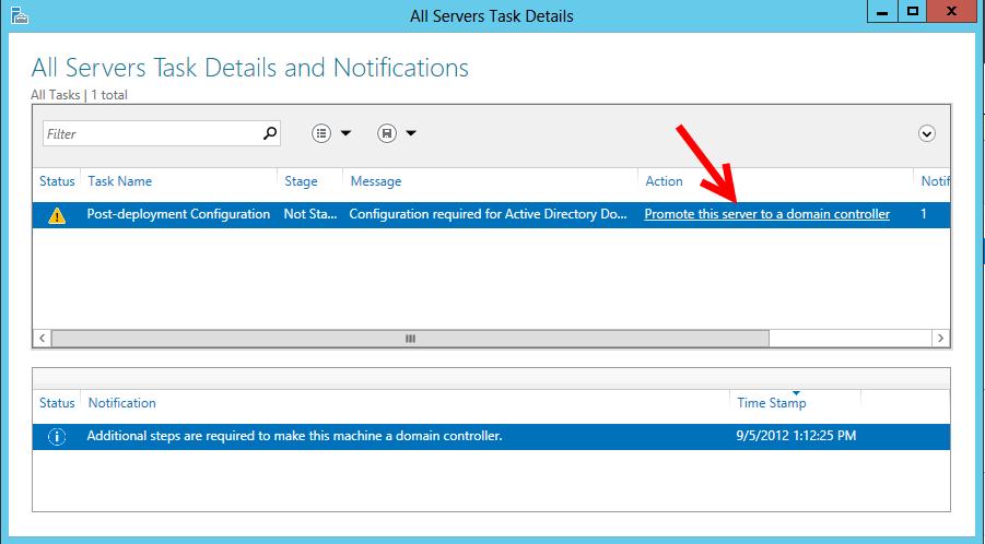 Установка контроллера домена на Windows Server 2012