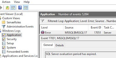ошибка SQL Server evaluation period has been expired.