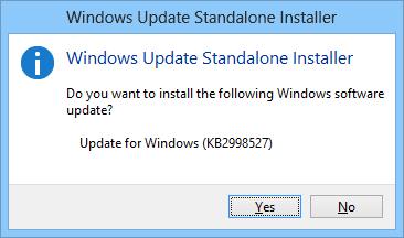 Windows установка обновления часовых поясов kb2998527