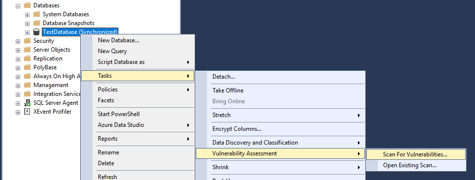 SQL Server проверка уязвимостей