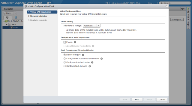 настройка vmware vsan 6.5