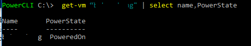 PowerCLI get-vm