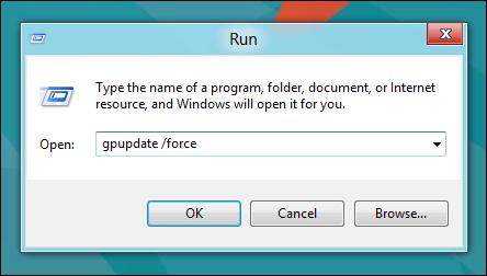 gpupdate /force