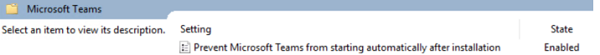 gpo шаблон Prevent Microsoft Teams from starting automatically after installation