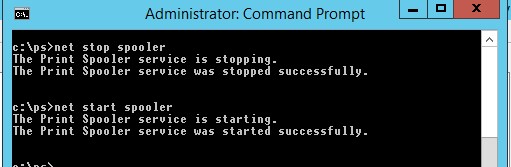 Перезапуск диспетчера печати