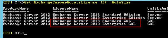 ExchangeServerAccessLicense