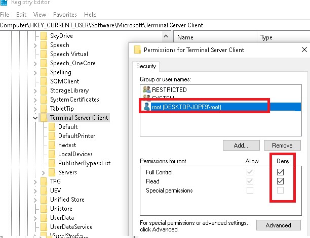 Просмотр и очистка истории RDP подключений в Windows 12 запретить windows сохранять историю rdp подключений в реестре