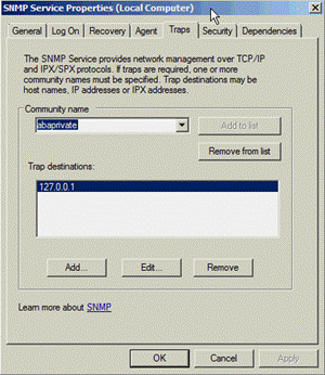 Настройка SNMP Настройка SNMP