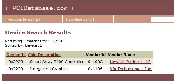 Определяем устройство по коду
