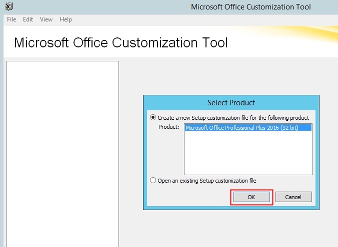 MS Office 2016 Customization Tool