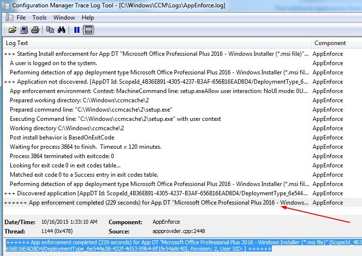 %Windir%CCMLogsAppenforce.log
