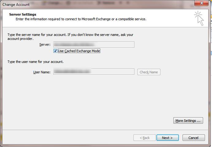 Режим кэширования Exchange