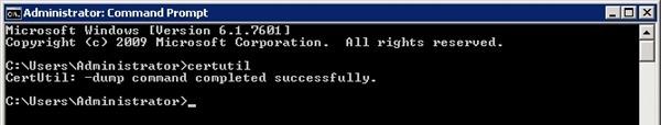 certutil -dump