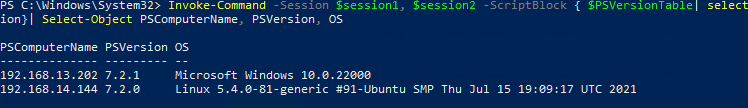 Invoke-Command запуск удаленных команд в linux и windows через powershell remoting over ssh